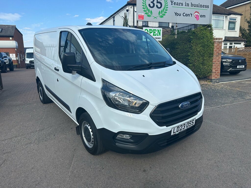 Ford Transit Custom 2.0 300 Ecoblue Leader Panel Van LD23OSS White #3