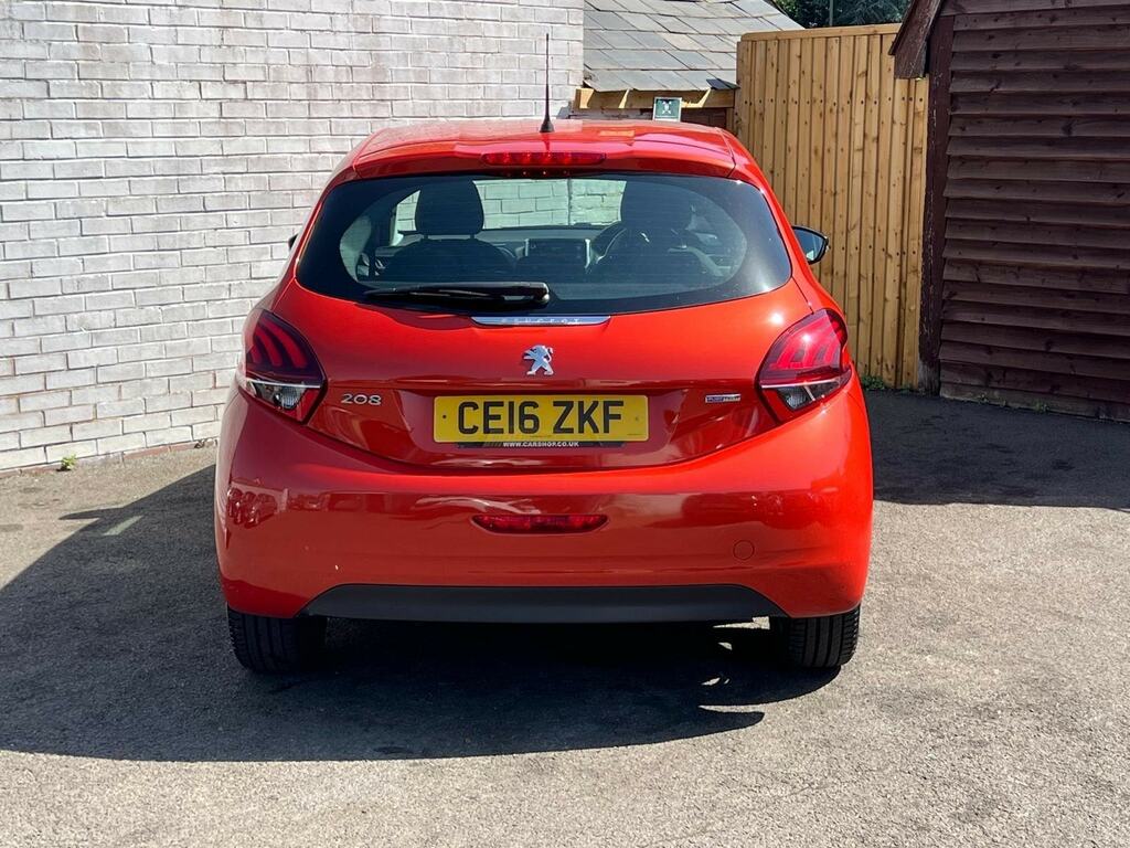 Peugeot 208 1.2 Puretech Xs White Euro 6 CE16ZKF Orange #4