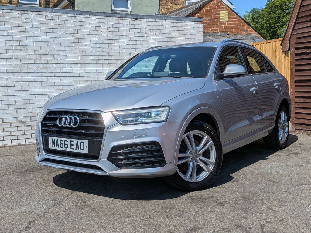 Audi Q3 2.0 Tdi S Line Quattro Euro 6 Ss Nav Silver #3