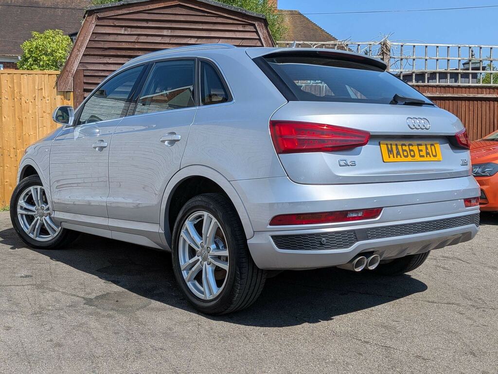 Audi Q3 2.0 Tdi S Line Quattro Euro 6 Ss Nav Silver #4