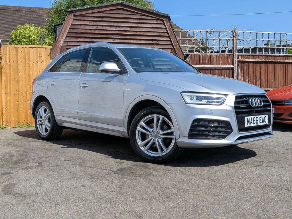 Audi Q3 2.0 Tdi S Line Quattro Euro 6 Ss Nav Silver