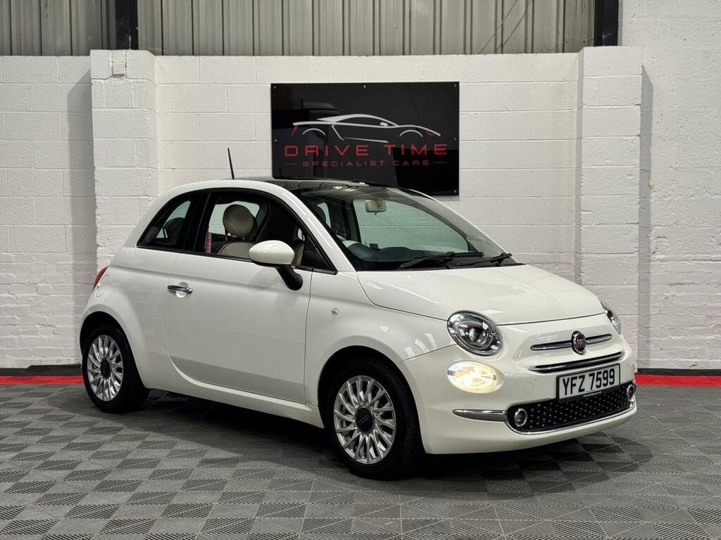 Fiat 500 1.2 Lounge Euro 6 Ss White