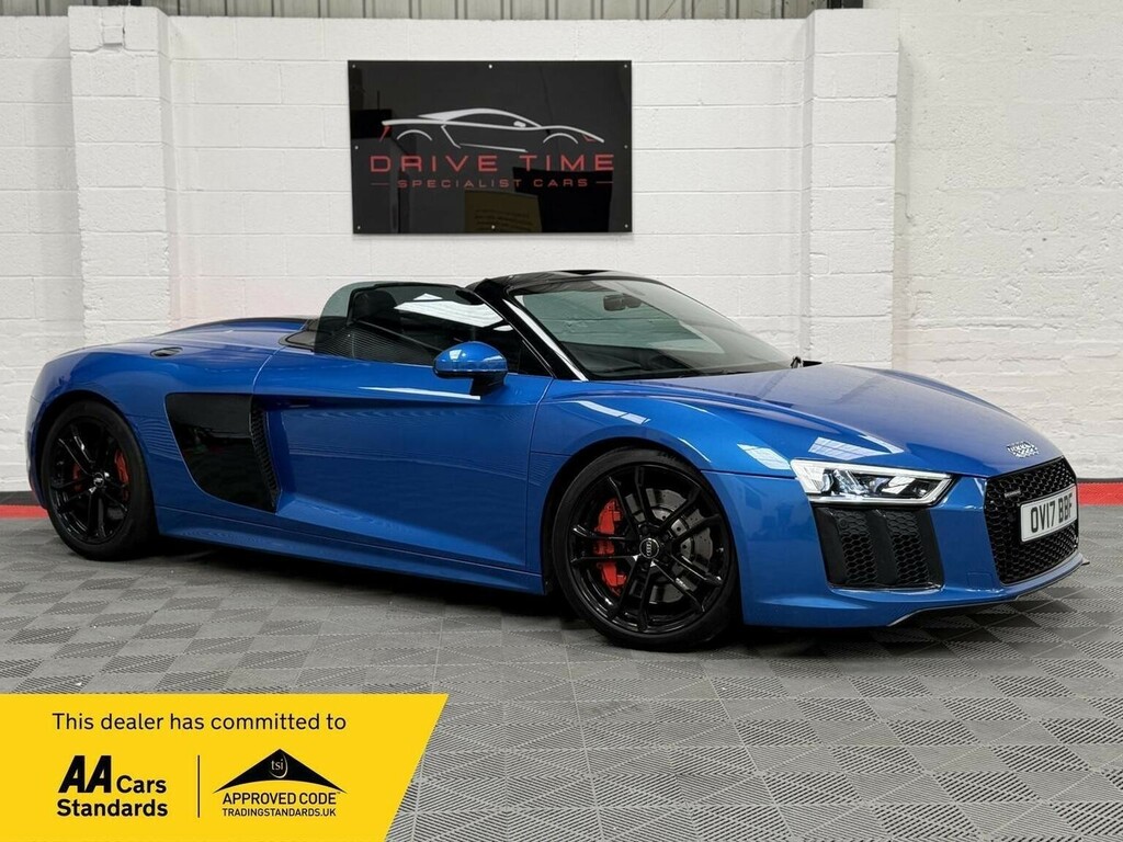 Audi R8 5.2 Fsi V10 Spyder S Tronic Quattro Euro 6 Ss 2 Blue
