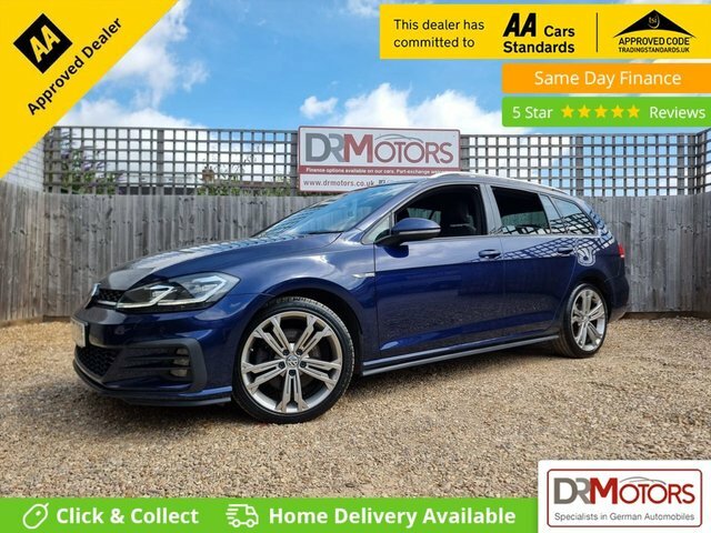 Volkswagen Golf 2.0 Tdi Gtd Estate Dsg Euro 6 S S 18 Blue