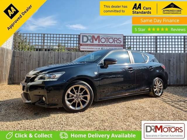 Lexus CT 1.8 200H F Sport Hatchback Hybrid Cvt E Black