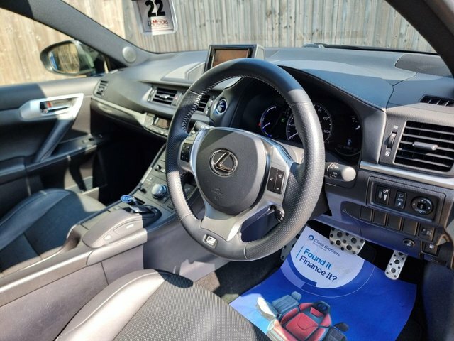 Lexus CT 1.8 200H F Sport Hatchback Hybrid Cvt E Black #5