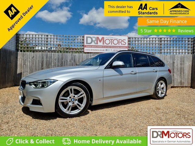 BMW 3 Series 2.0 320D M Sport Touring Euro 6 Silver
