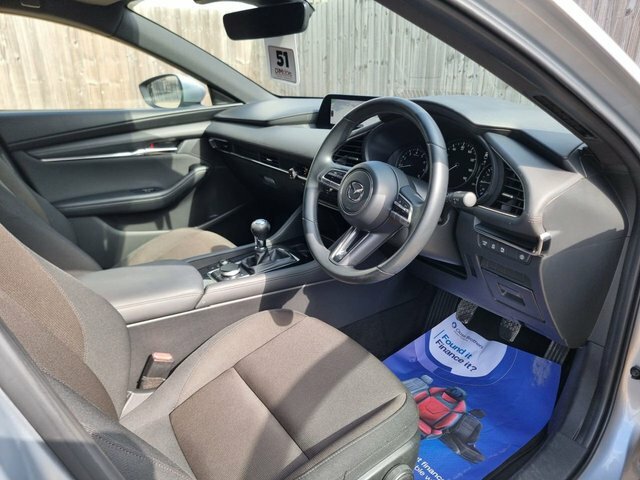 Mazda 3 2.0 E-skyactiv-x Mhev Sport Lux Hatchback Petr NK21UCX Silver #2