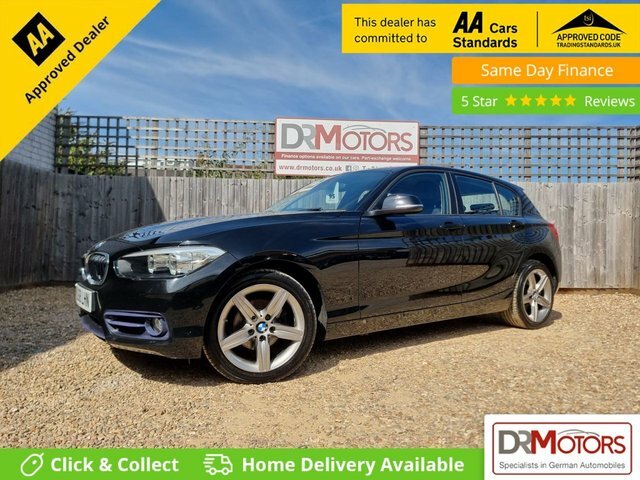 BMW 1 Series 1.5 116D Sport Hatchback Euro 6 NL68LHN Black