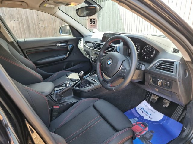 BMW 1 Series 1.5 116D Sport Hatchback Euro 6 NL68LHN Black #2