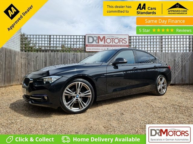 BMW 3 Series 2.0 320D Ed Sport Saloon Euro 6 S Black