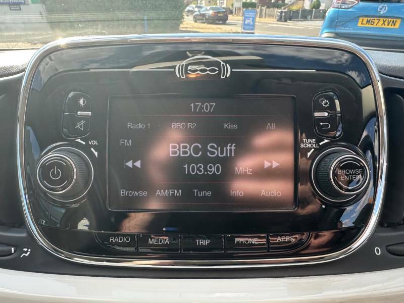 Fiat 500C Lounge U620 Ulez White #16