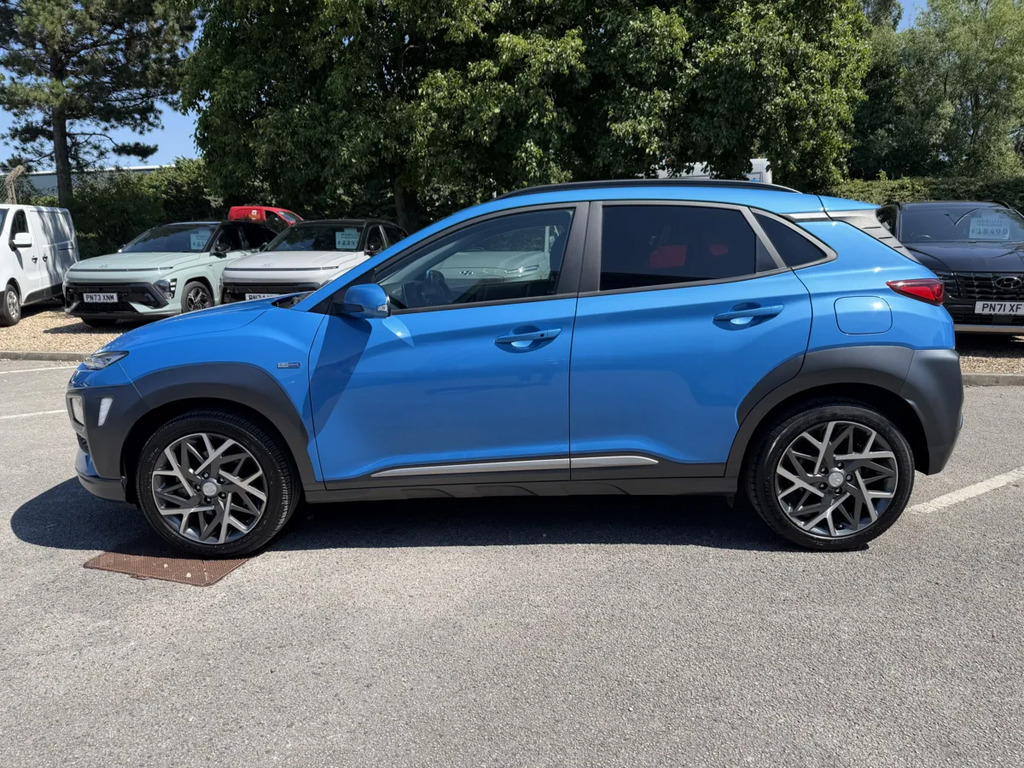 Hyundai Kona 1.6 Gdi Hybrid Premium Dct Blue #4