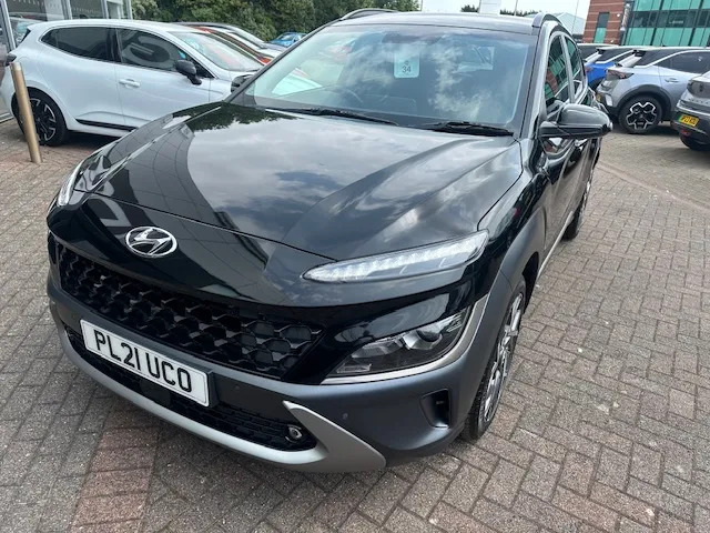 Hyundai Kona 1.6 Gdi Hybrid Premium Dct PL21UCO Black #4