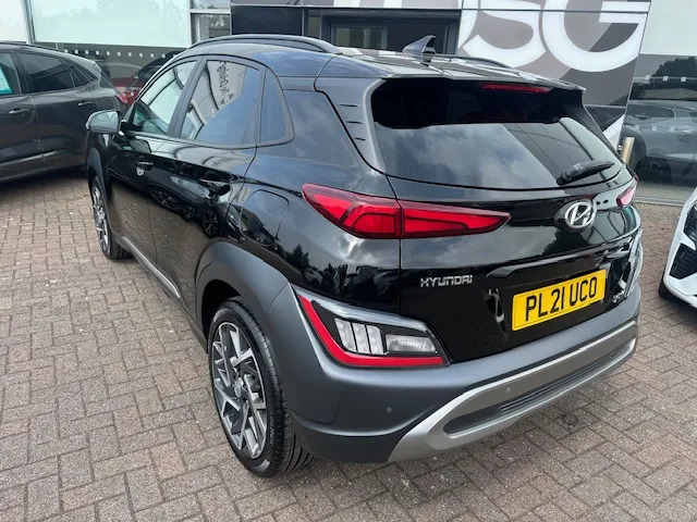 Hyundai Kona 1.6 Gdi Hybrid Premium Dct PL21UCO Black #5