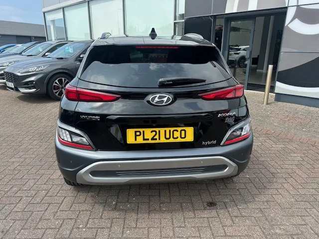 Hyundai Kona 1.6 Gdi Hybrid Premium Dct PL21UCO Black #6