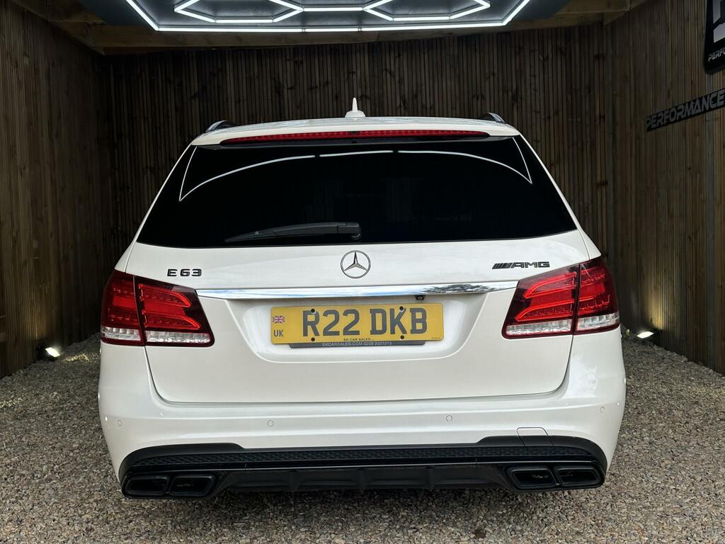 Mercedes-Benz E Class 5.5 E63 V8 Biturbo Amg Spds Mct Euro 6 Ss White #5