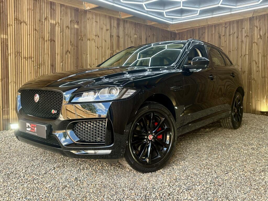 Jaguar F-Pace 3.0 D300 V6 S Awd Euro 6 Ss MT19PLJ Black #3