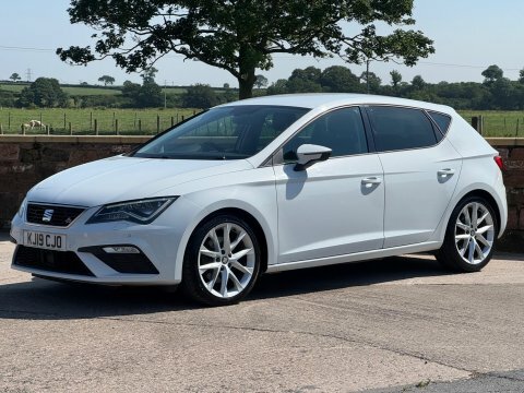 Seat Leon 2.0 Tsi Fr White #2