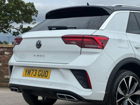 Volkswagen T-Roc 1.5 Tsi R-line YM73GUO White #5