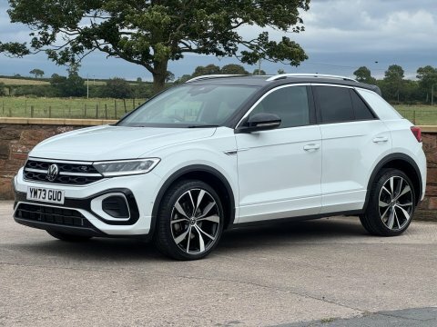 Volkswagen T-Roc 1.5 Tsi R-line YM73GUO White #2