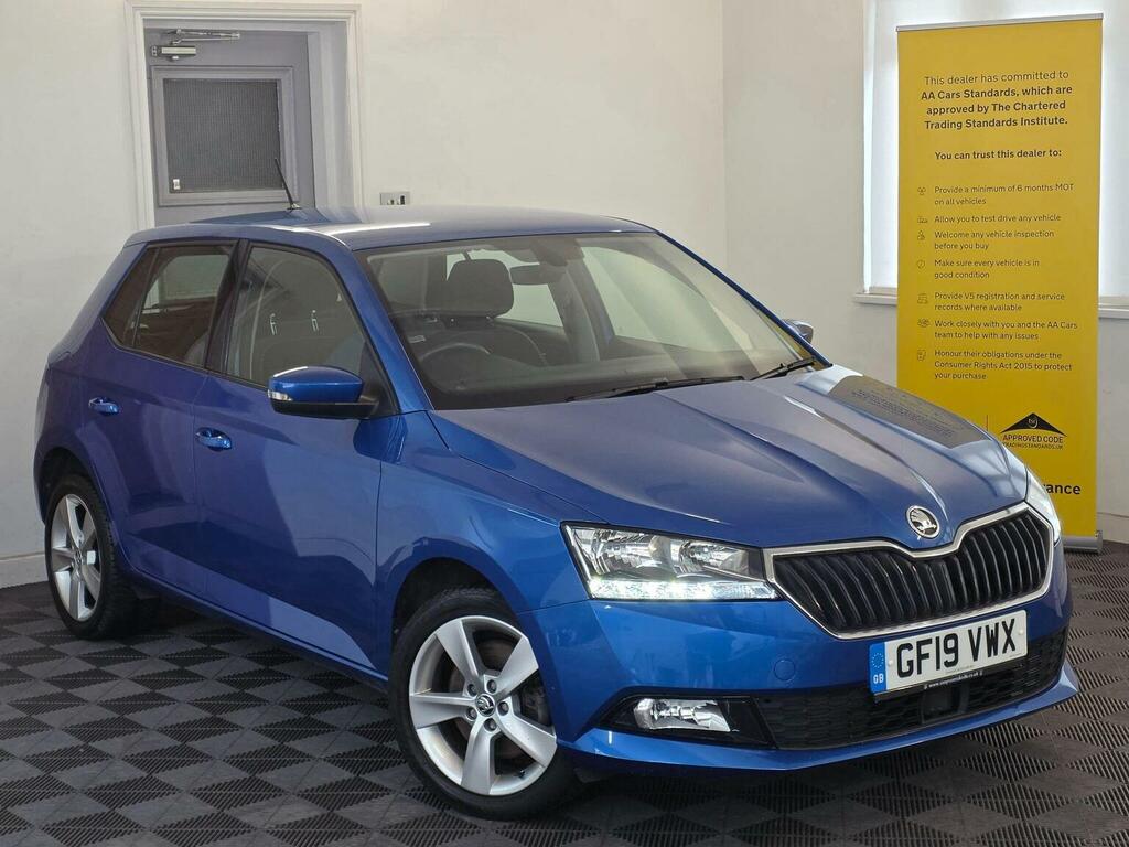 Skoda Fabia 1.0 Tsi Se L Dsg Euro 6 S S GF19VWX Blue #3