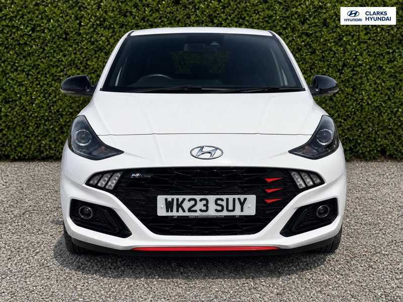 Hyundai I10 1.0 T-gdi N Line Hatchback Euro WK23SUY White #2