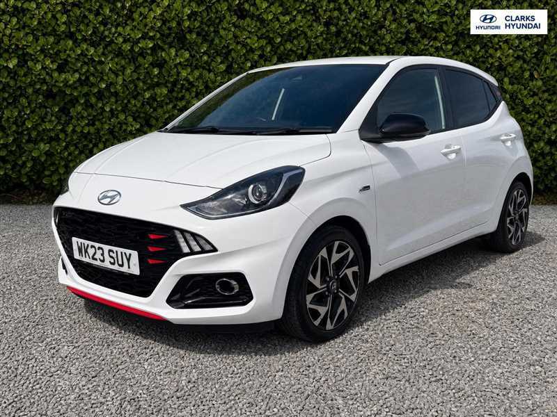 Hyundai I10 1.0 T-gdi N Line Hatchback Euro WK23SUY White #3