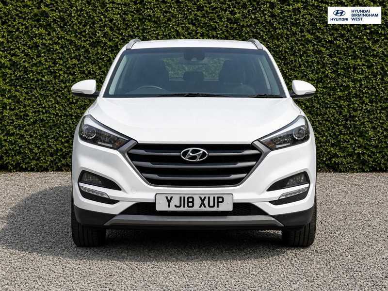 Hyundai Tucson 1.6 Gdi Blue Drive Se Nav Suv Eu YJ18XUP White #2