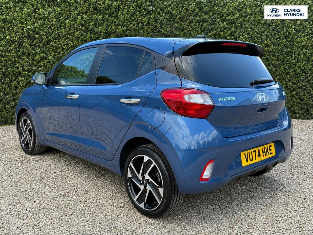 Hyundai I10 1.2 Premium Hatchback Euro 6 S VU74HKE Blue #6