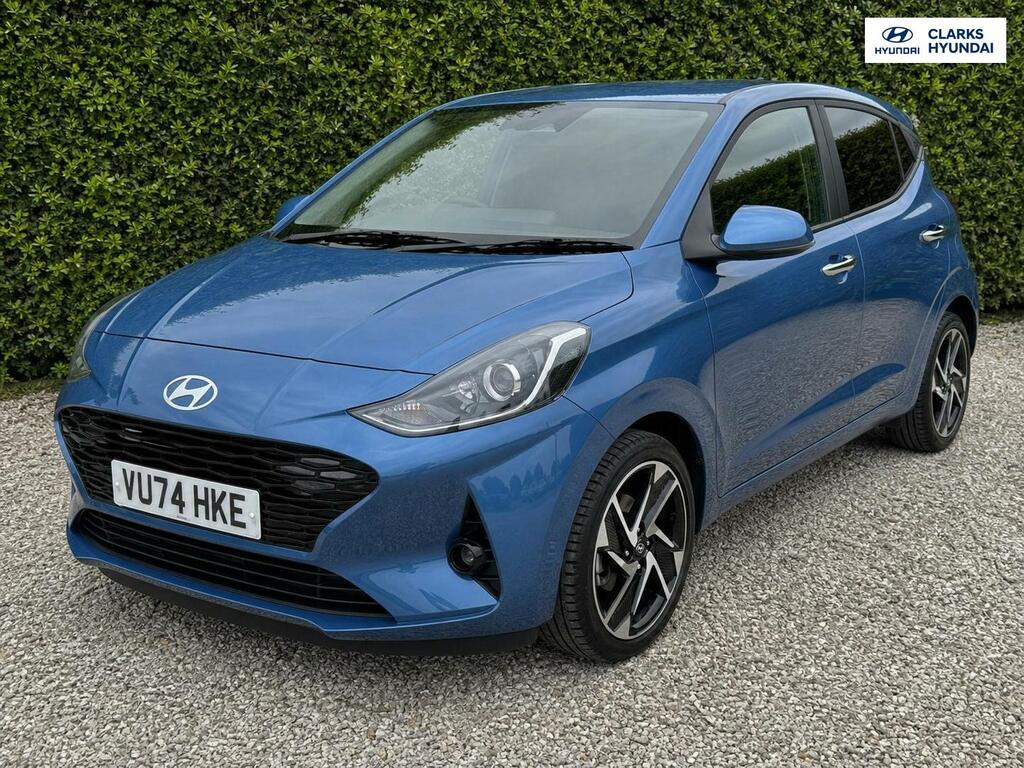 Hyundai I10 1.2 Premium Hatchback Euro 6 S VU74HKE Blue #3
