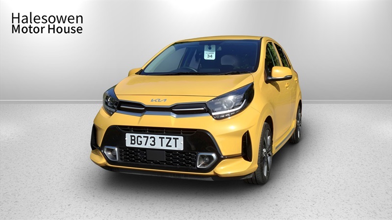 Kia Picanto 1.0 Dpi Gt-line Hatchback Euro 6 BG73TZT Yellow #6