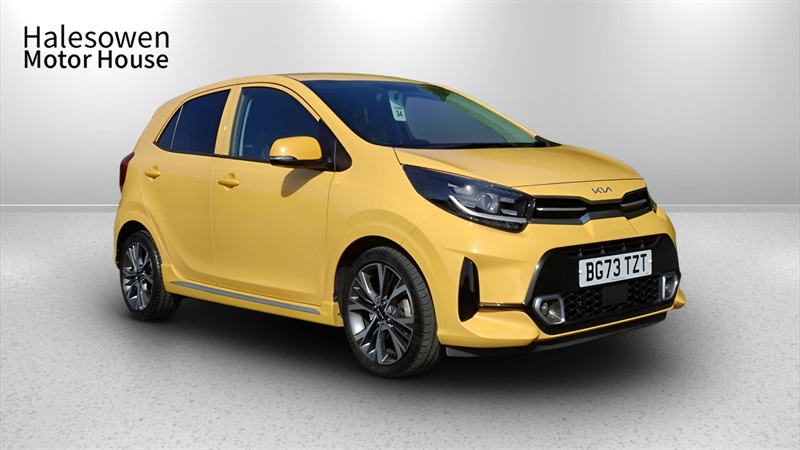 Kia Picanto 1.0 Dpi Gt-line Hatchback Euro 6 BG73TZT Yellow #2