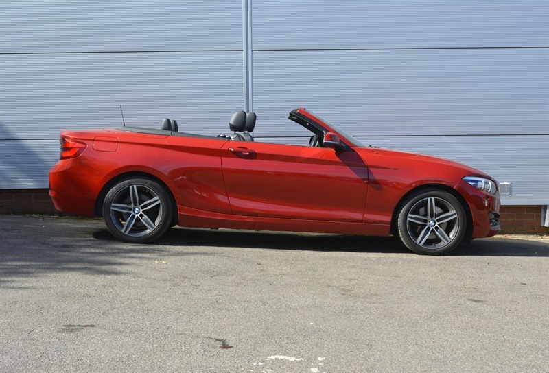 BMW 2 Series 2.0 218D Sport Convertible 150 Grey #9