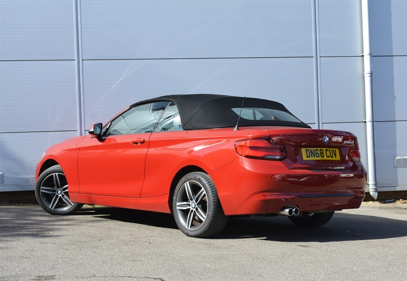 BMW 2 Series 2.0 220D Sport Convertible Euro 6 Red #5