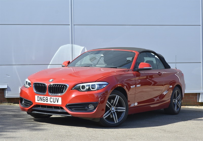 BMW 2 Series 2.0 220D Sport Convertible Euro 6 Red #3