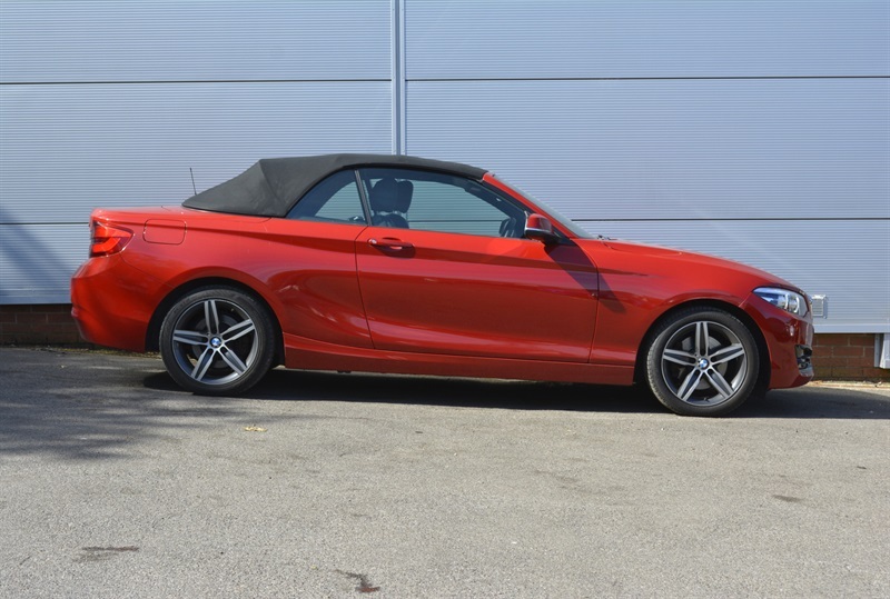 BMW 2 Series 2.0 218D Sport Convertible 150 Grey #8