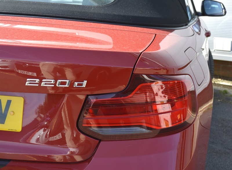 BMW 2 Series 2.0 218D Sport Convertible 150 Grey #27