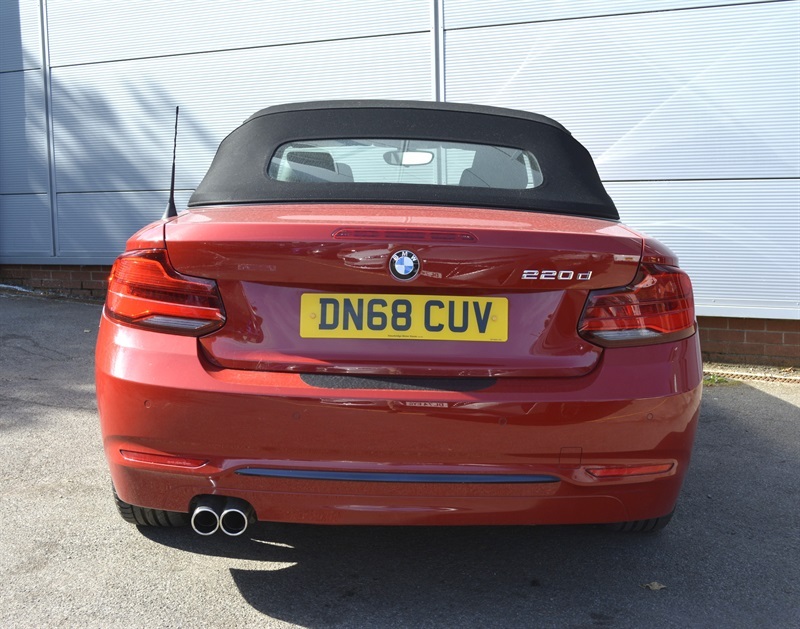 BMW 2 Series 2.0 220D Sport Convertible Euro 6 Red #6