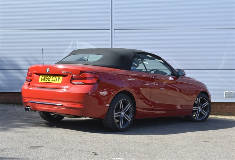 BMW 2 Series 2.0 218D Sport Convertible 150 Grey #7