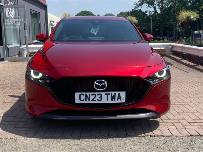 Mazda 3 2.0 E-skyactiv-g Mhev Sport Lux Hatchback Petr CN23TWA Red #2