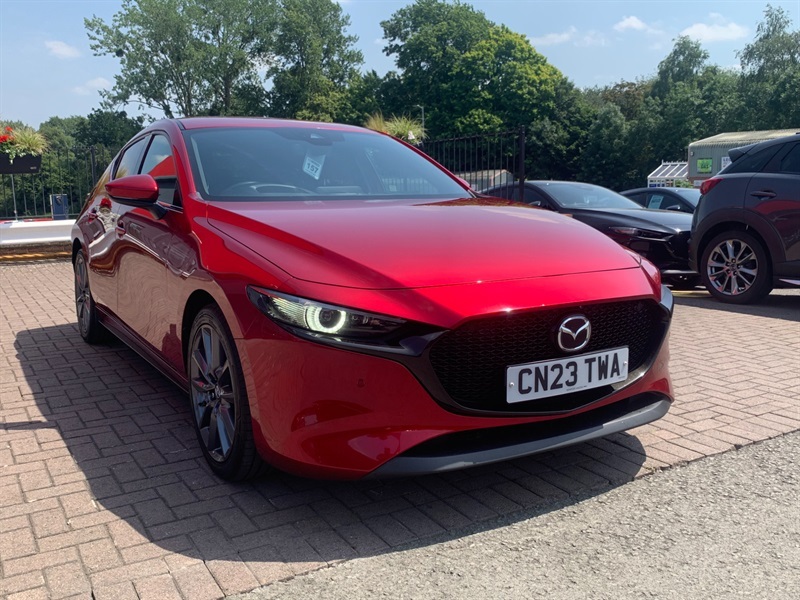 Mazda 3 2.0 E-skyactiv-g Mhev Sport Lux Hatchback Petr Red
