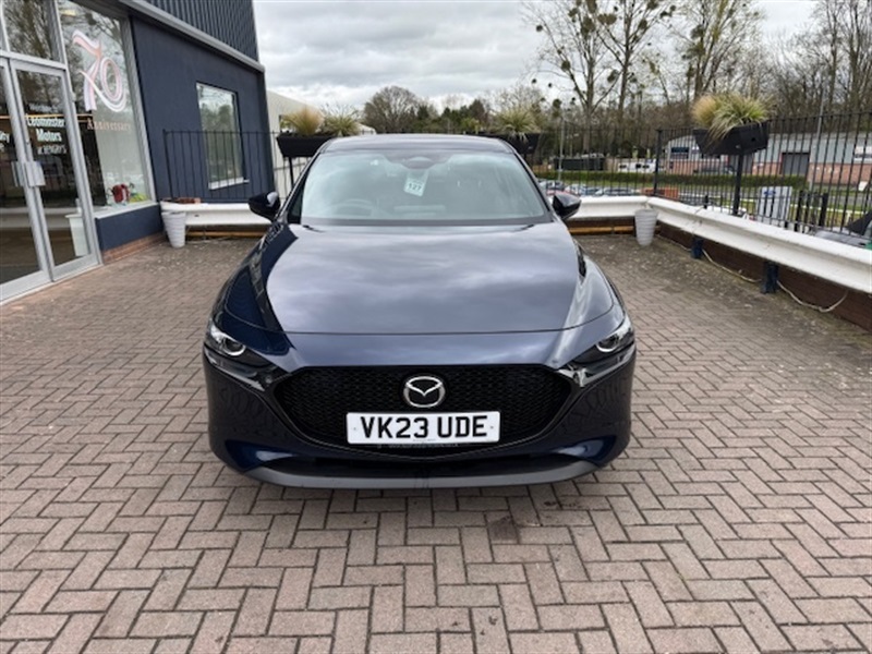 Mazda 3 2.0 E-skyactiv-g Mhev Prime-line Hatchback Pet Blue #2
