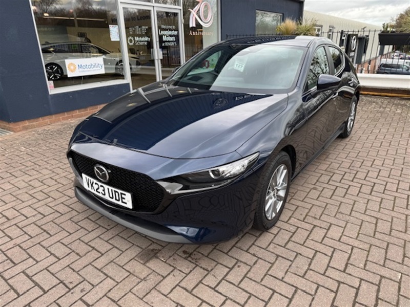 Mazda 3 2.0 E-skyactiv-g Mhev Prime-line Hatchback Pet Blue #3