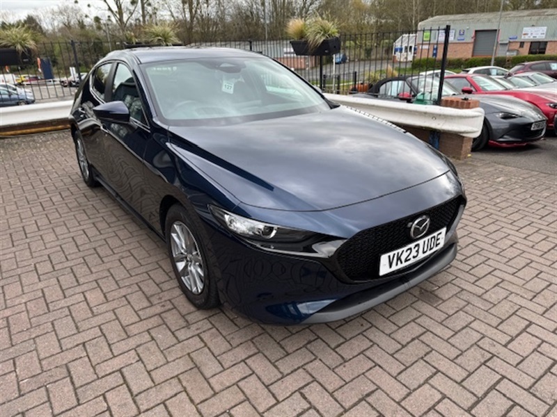 Mazda 3 2.0 E-skyactiv-g Mhev Prime-line Hatchback Pet Blue