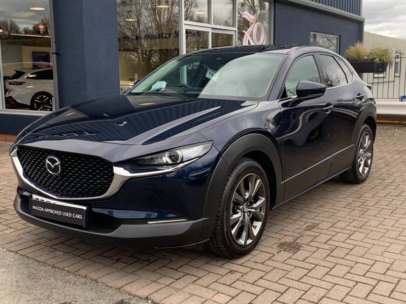Mazda CX-30 2.0 Skyactiv-x Mhev Gt Sport Suv 4 Blue #3