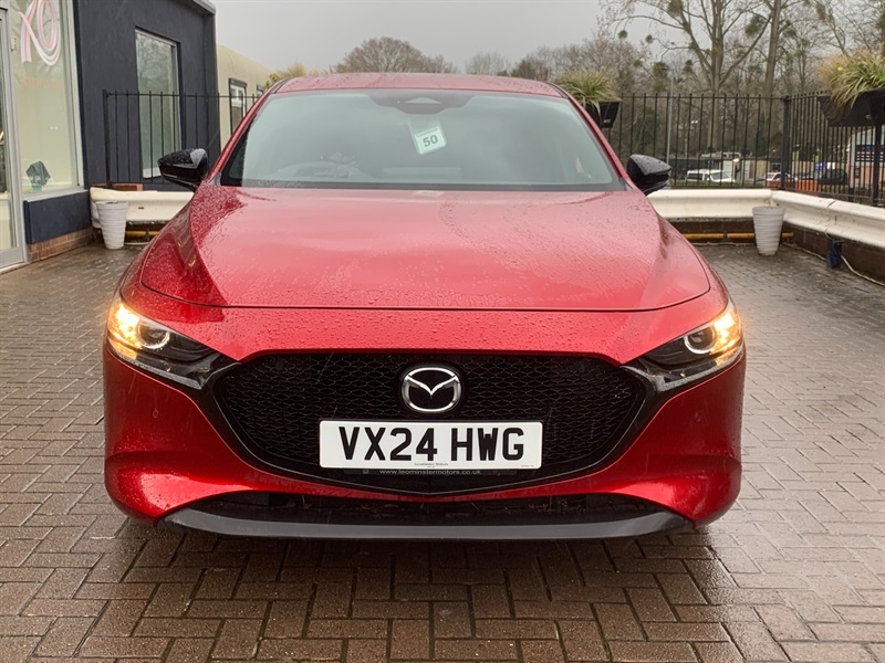 Mazda 3 2.0 E-skyactiv-g Mhev Homura Hatchback Red #2