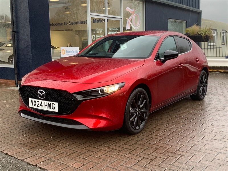 Mazda 3 2.0 E-skyactiv-g Mhev Homura Hatchback Red #3