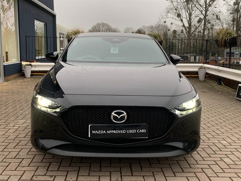 Mazda 3 2.5 E-skyactiv-g Mhev Takumi Hatchback BG74FOJ Black #2