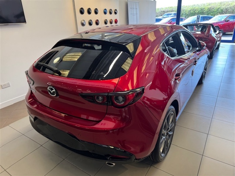 Mazda 3 2.5 E-skyactiv-g Mhev Takumi Hatchback Red #6